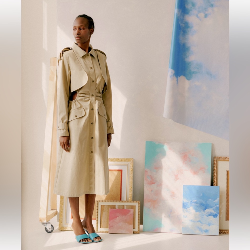 Buts8 transformer Trench Coat,Small